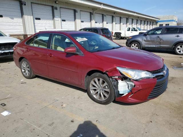 TOYOTA CAMRY 2017 Czerwony
