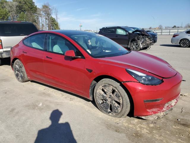  TESLA MODEL 3 2022 Czerwony