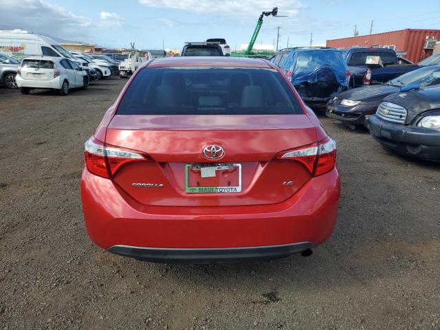  TOYOTA COROLLA 2014 Czerwony