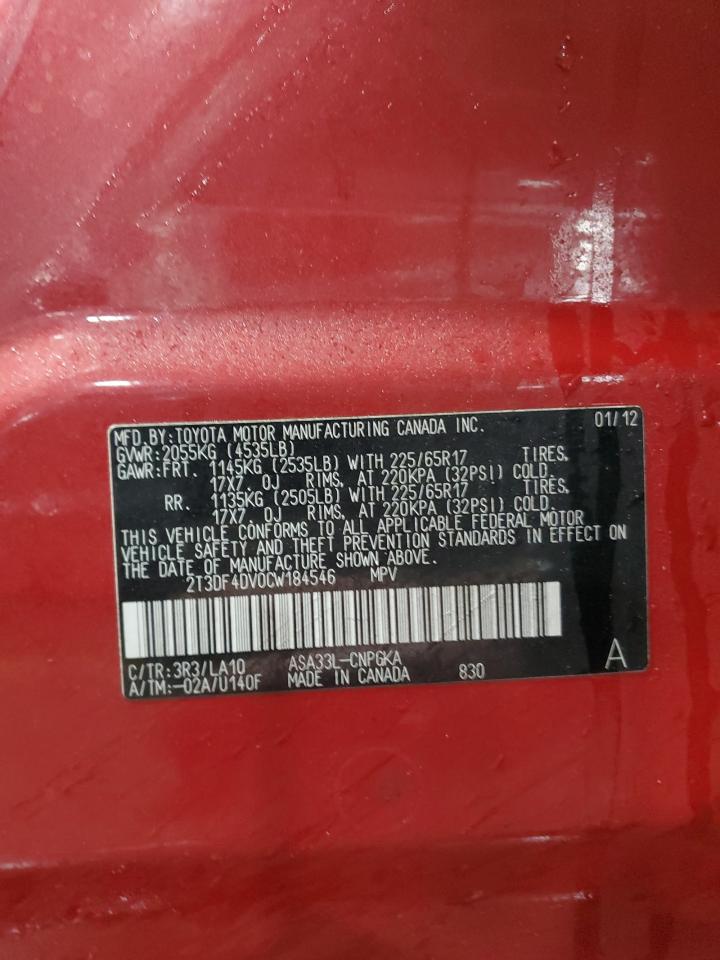 2012 Toyota RAV 4 - Image 14