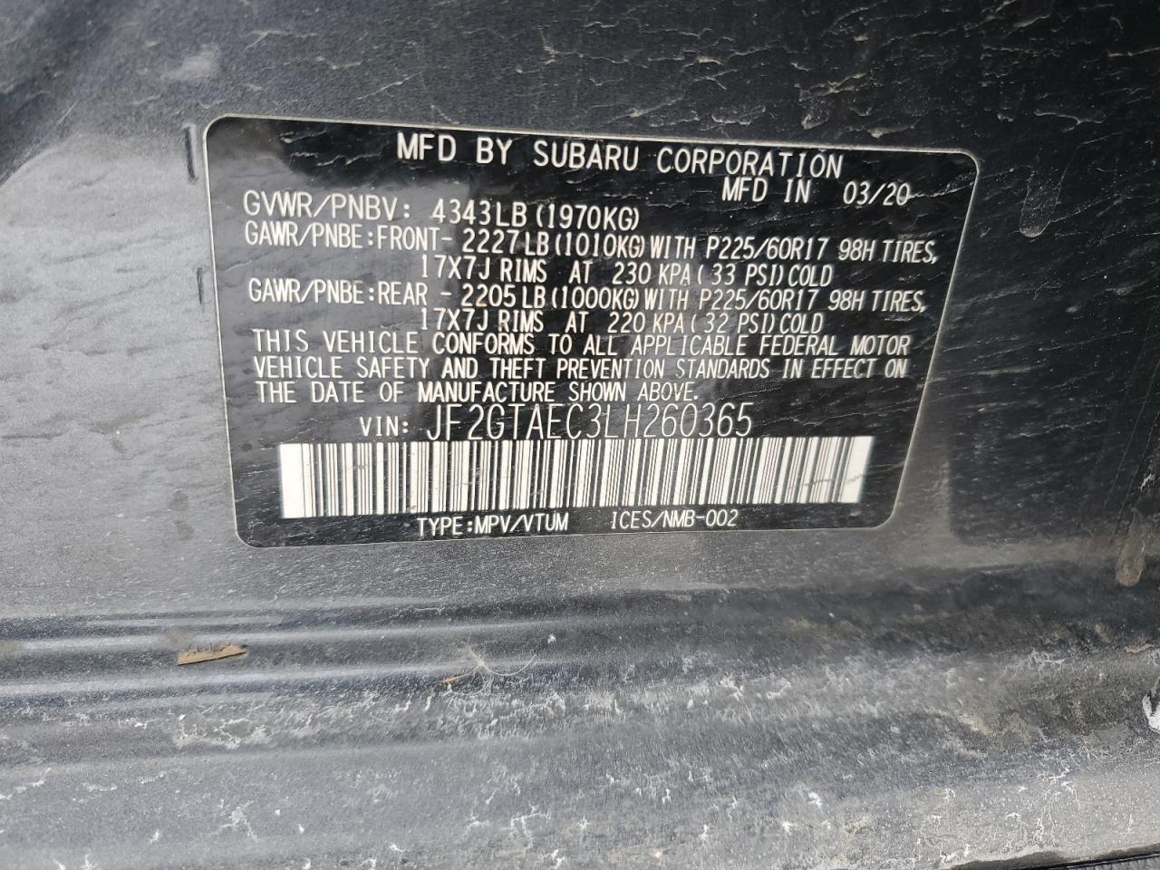 2020 Subaru XV - Image 12