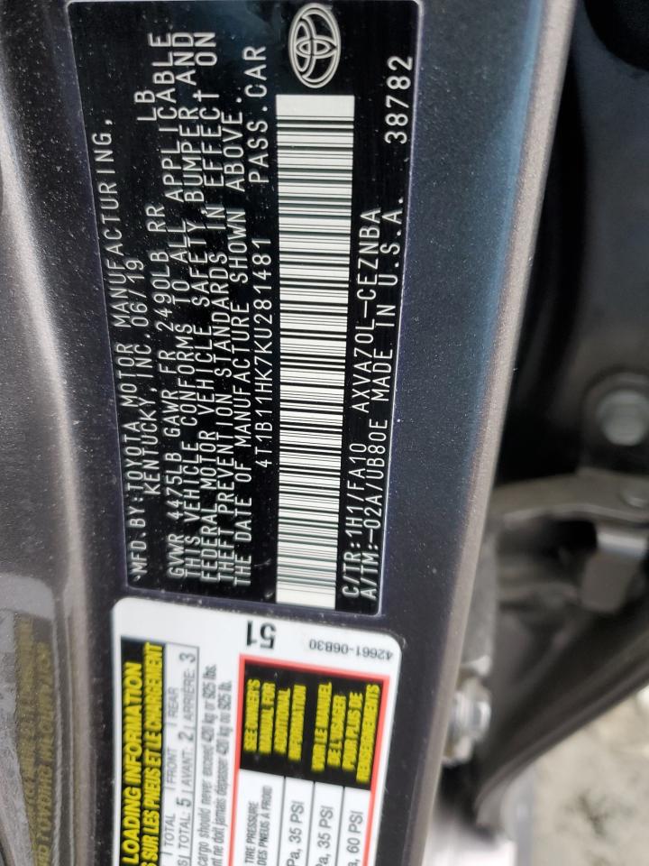 2019 Toyota Camry - Image 12