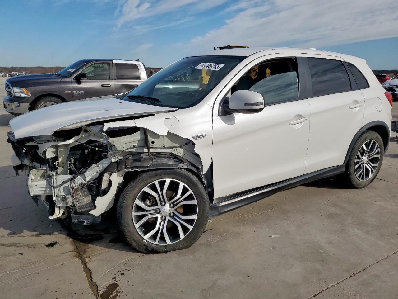 2017 Mitsubishi Outlander Sport Es en Venta en Grand Prairie, TX - Front End