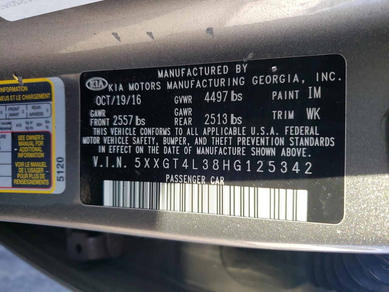 2017 Kia Optima - Image 13