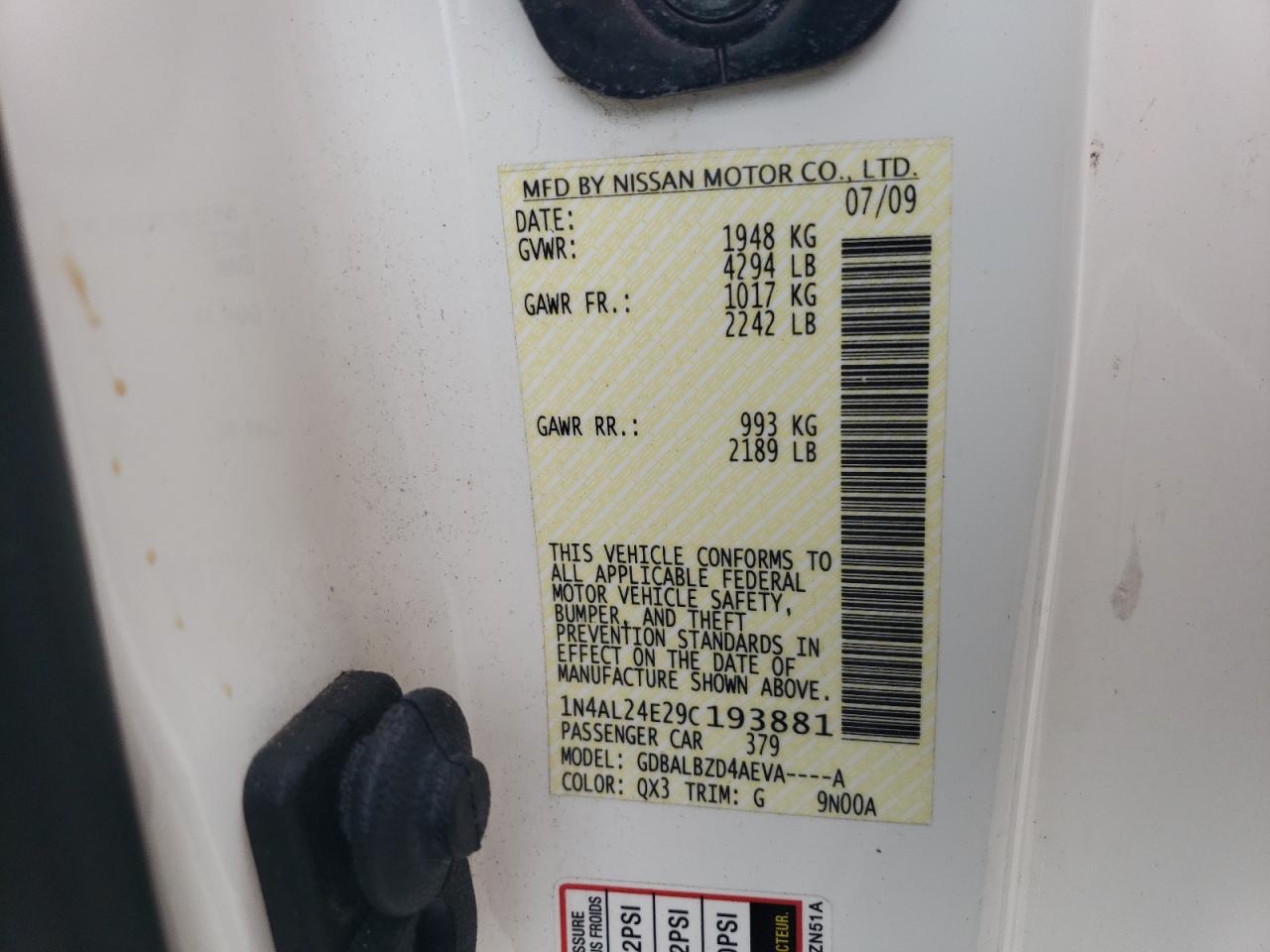 2009 Nissan Altima - Image 12