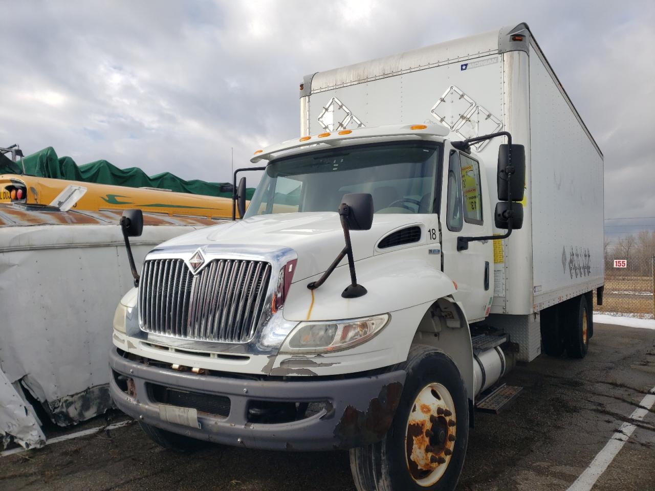 2009 International 4400 Box Truck de vânzare în Woodhaven, MI - Minor Dent/Scratches