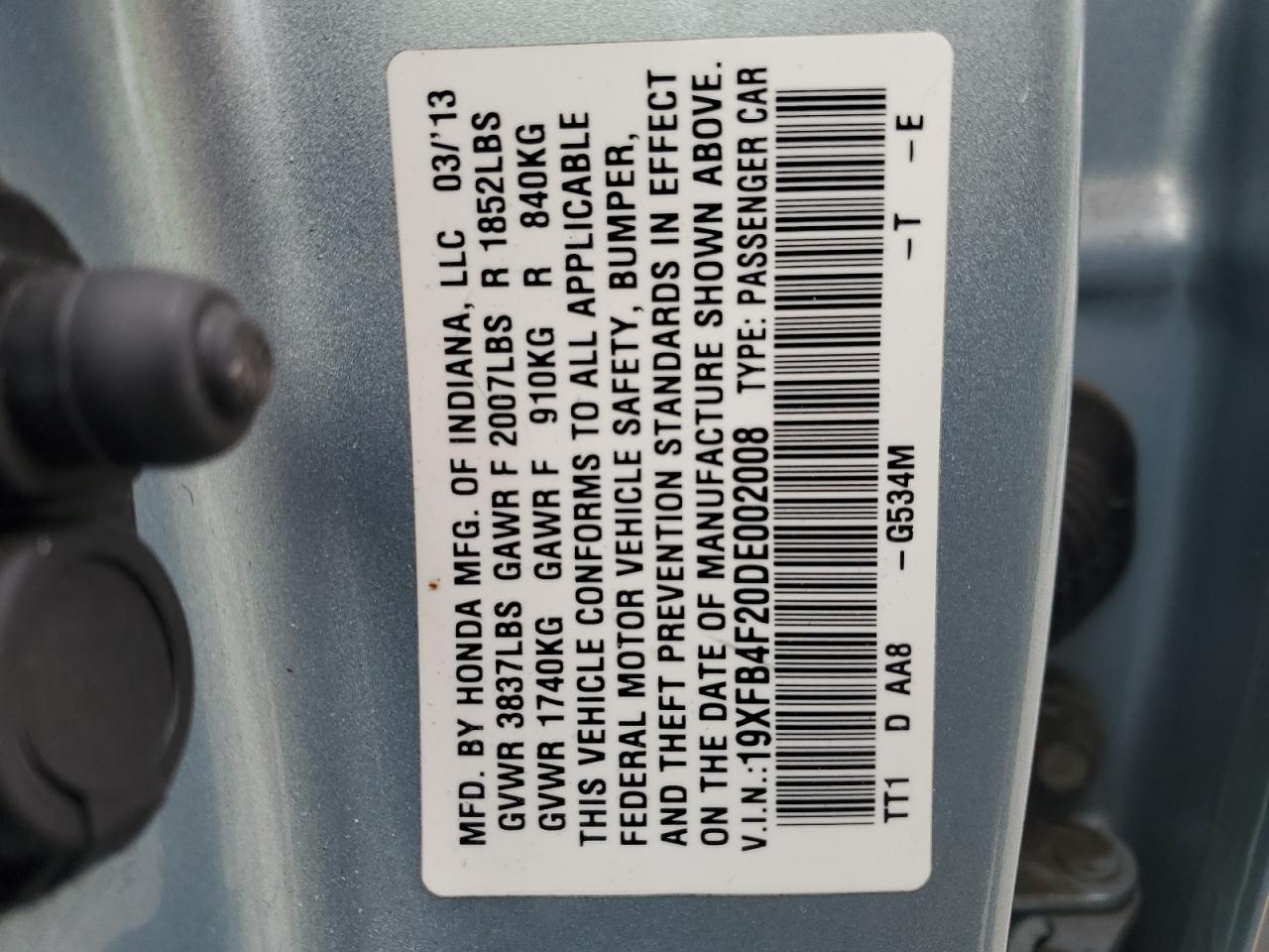 2013 Honda Civic - Image 14