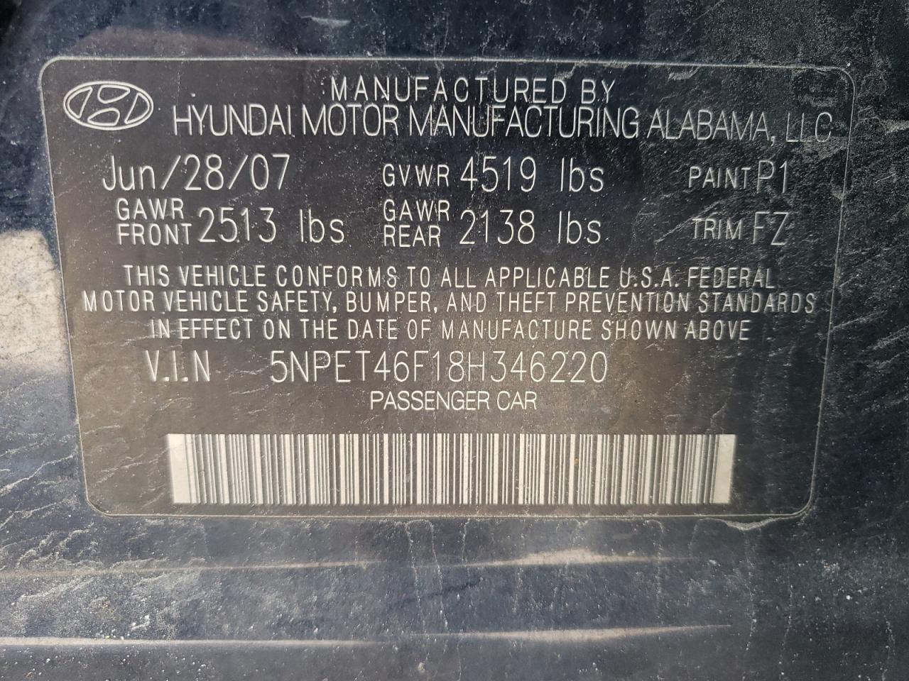 2008 Hyundai Sonata - Image 12