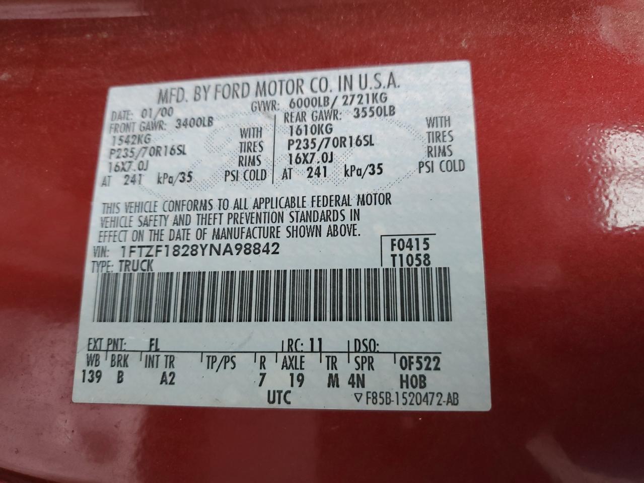 2000 Ford F-150 - Image 12