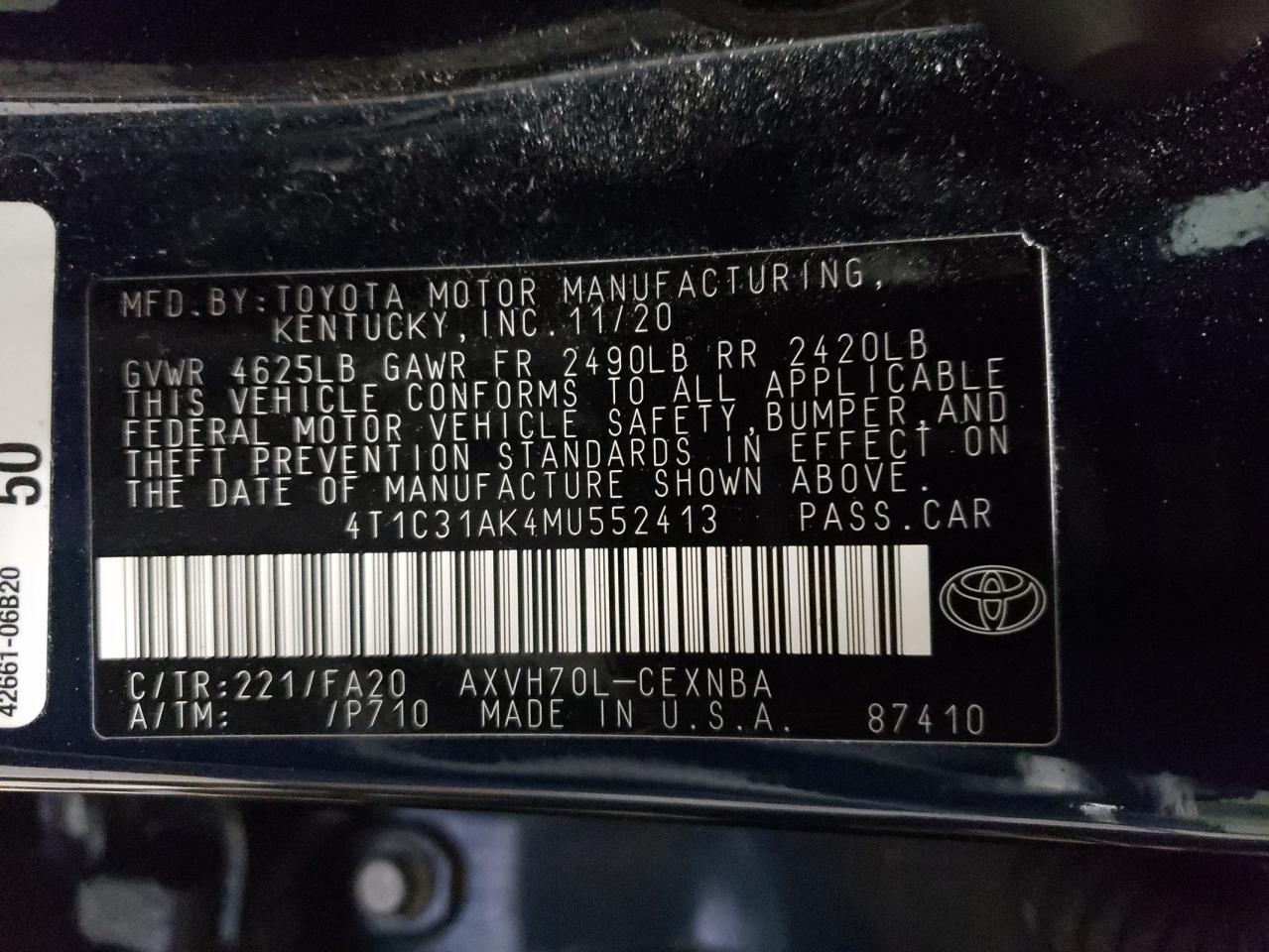 2021 Toyota Camry - Image 13
