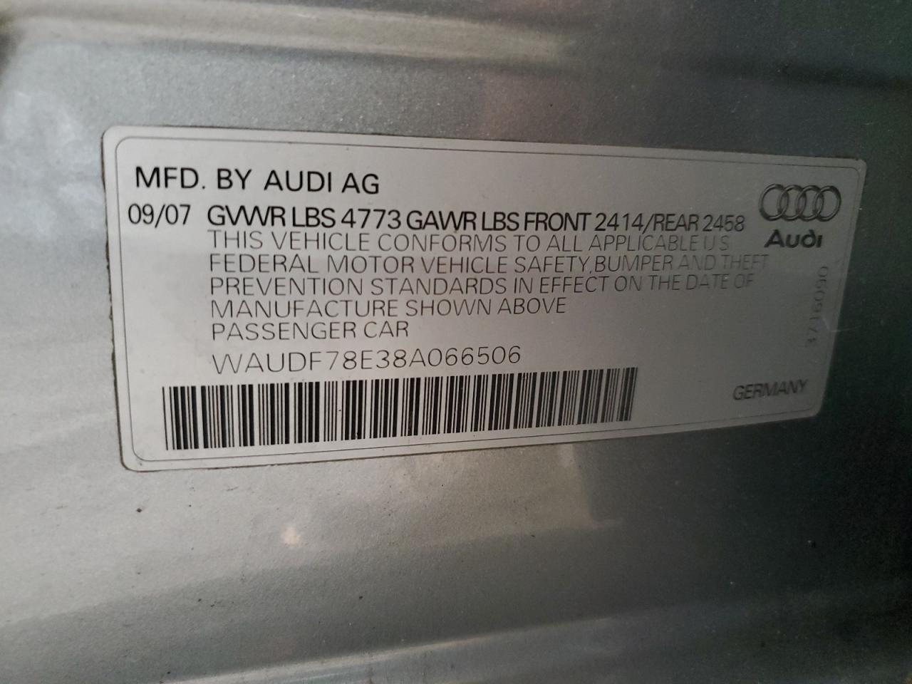 2008 Audi A4 - Image 12
