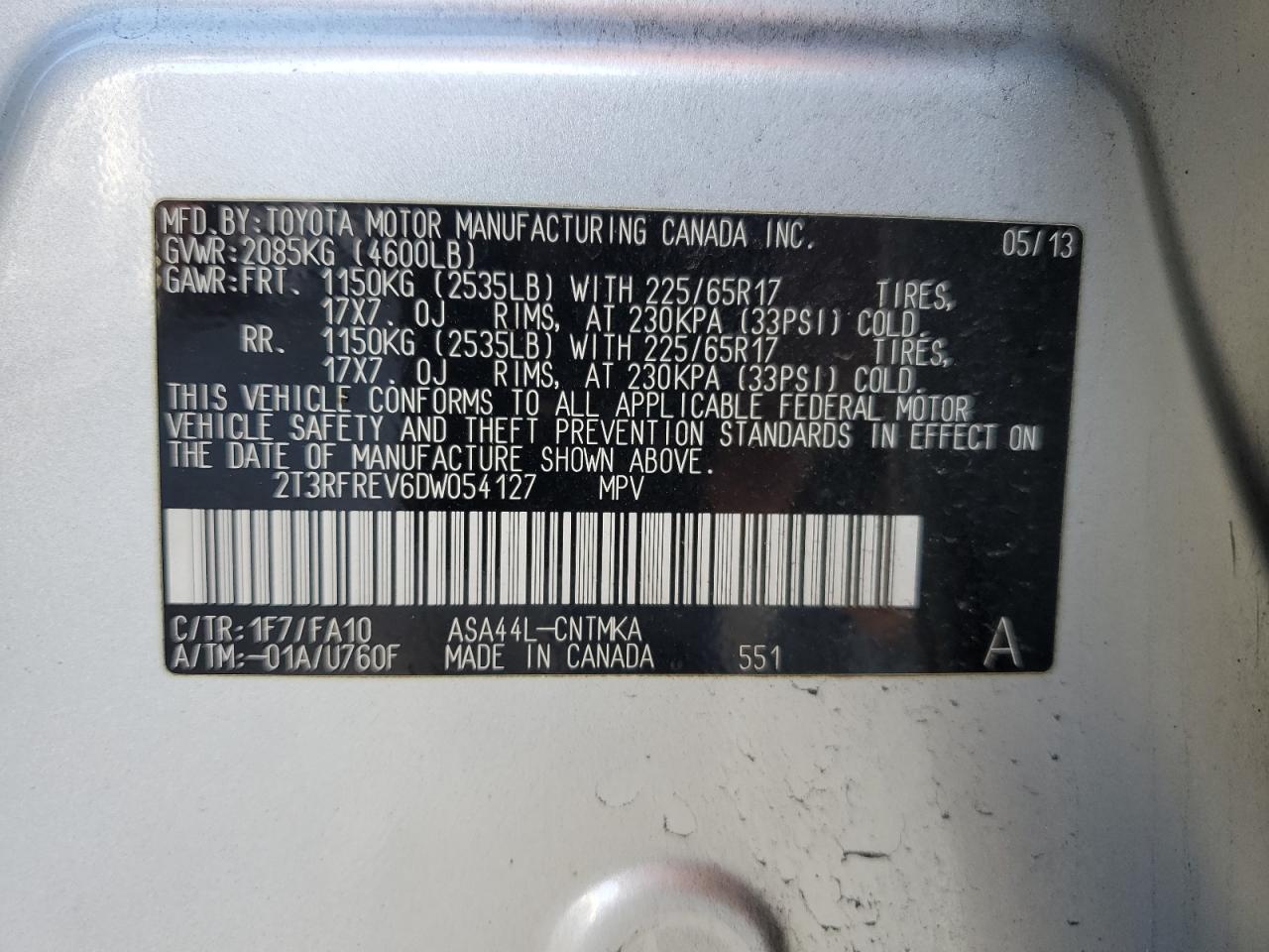 2013 Toyota RAV 4 - Image 13