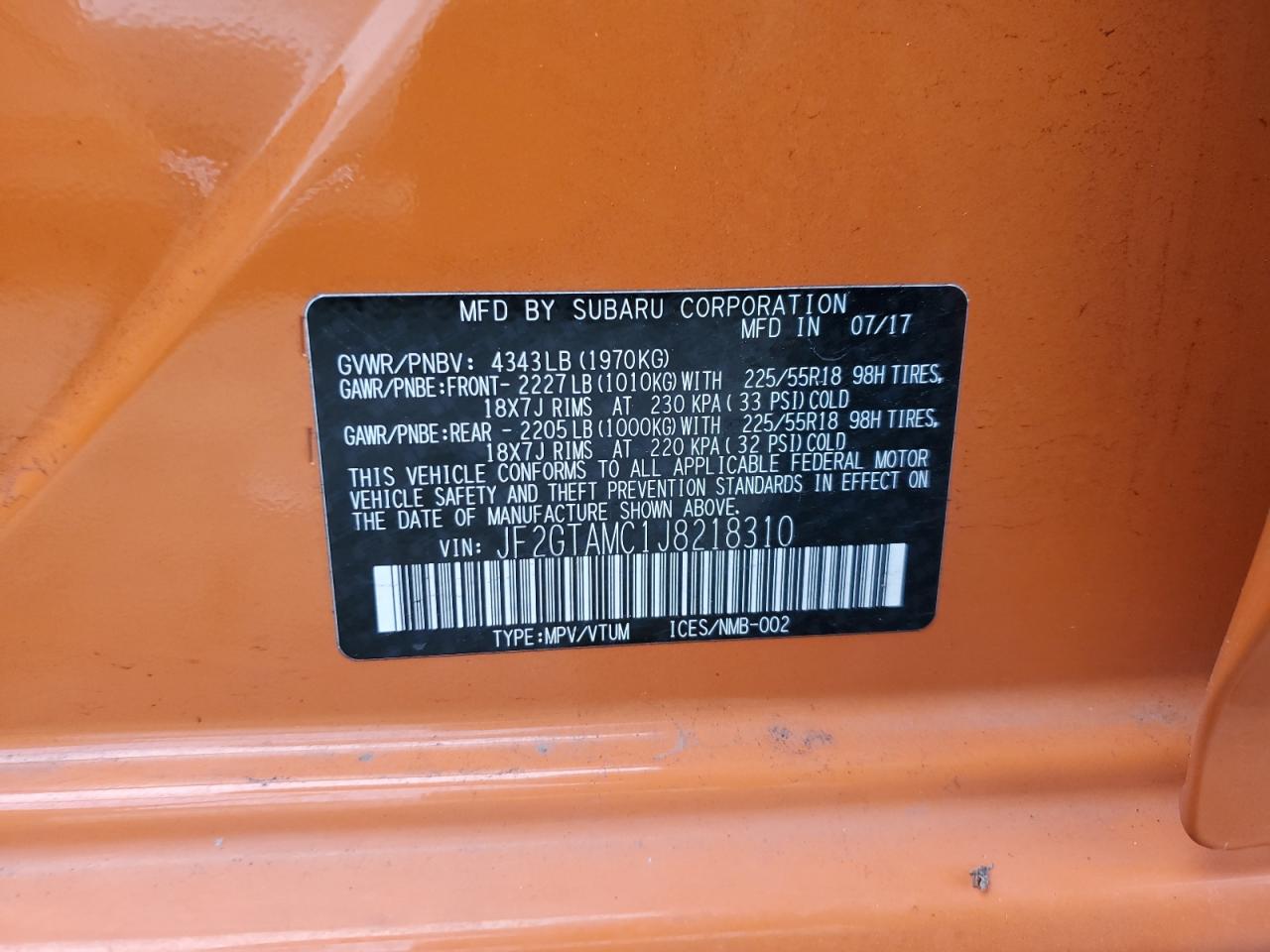 2018 Subaru XV - Image 12