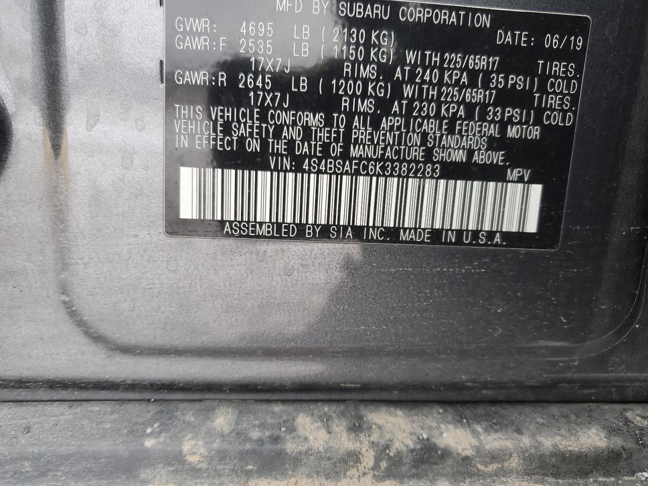 2019 Subaru Outback - Image 12