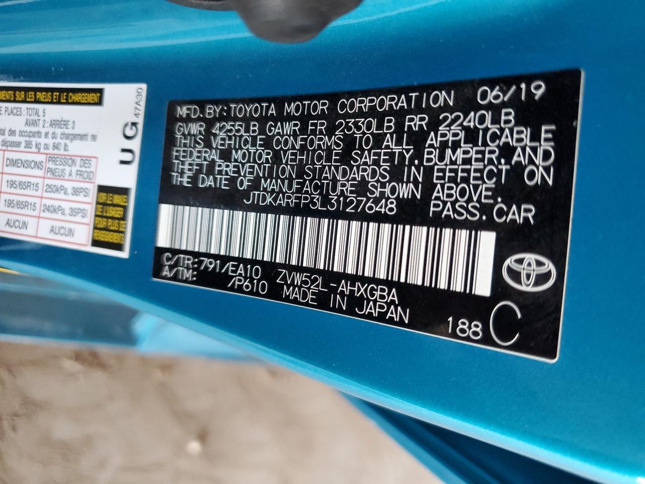 2020 Toyota Prius - Image 12