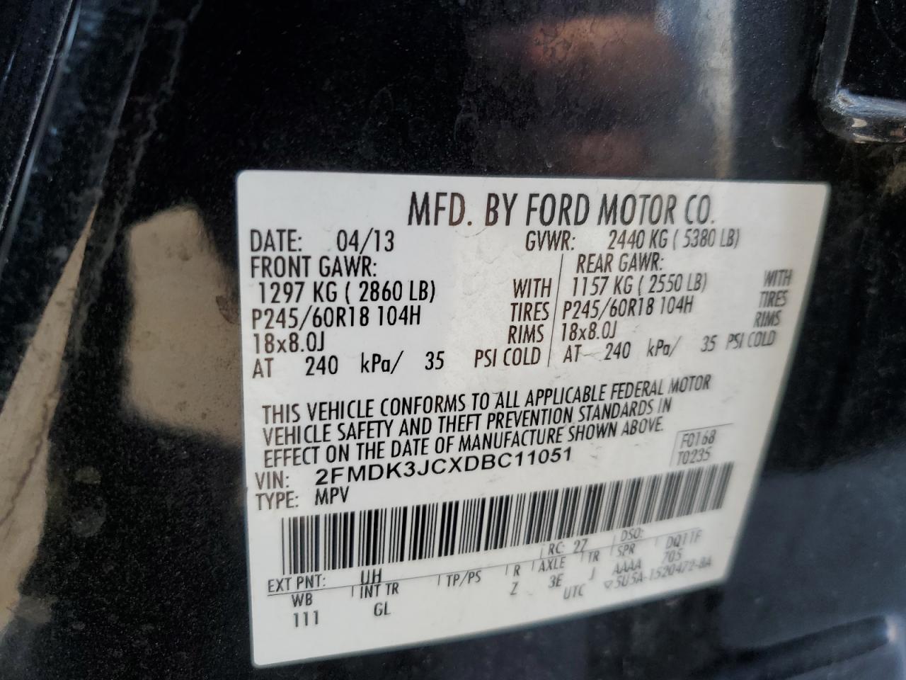 2013 Ford Edge - Image 12