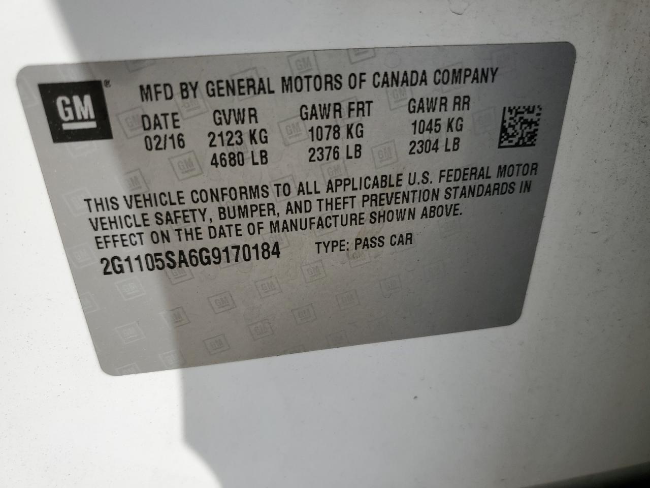 2016 Chevrolet Impala - Image 12
