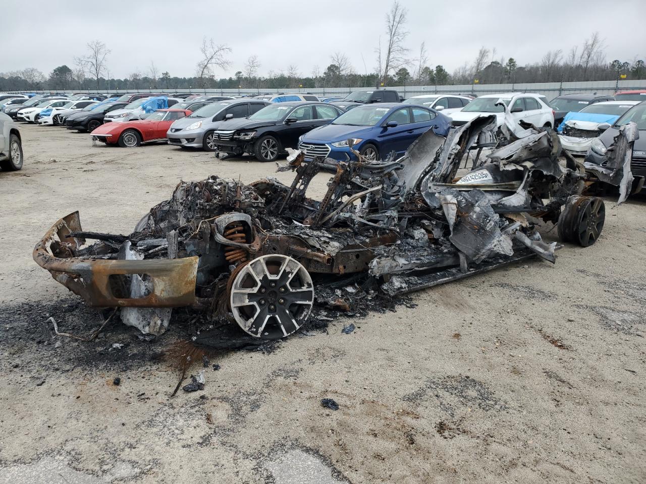 2017 Ford F150 Supercrew იყიდება Harleyville-ში, SC - Burn