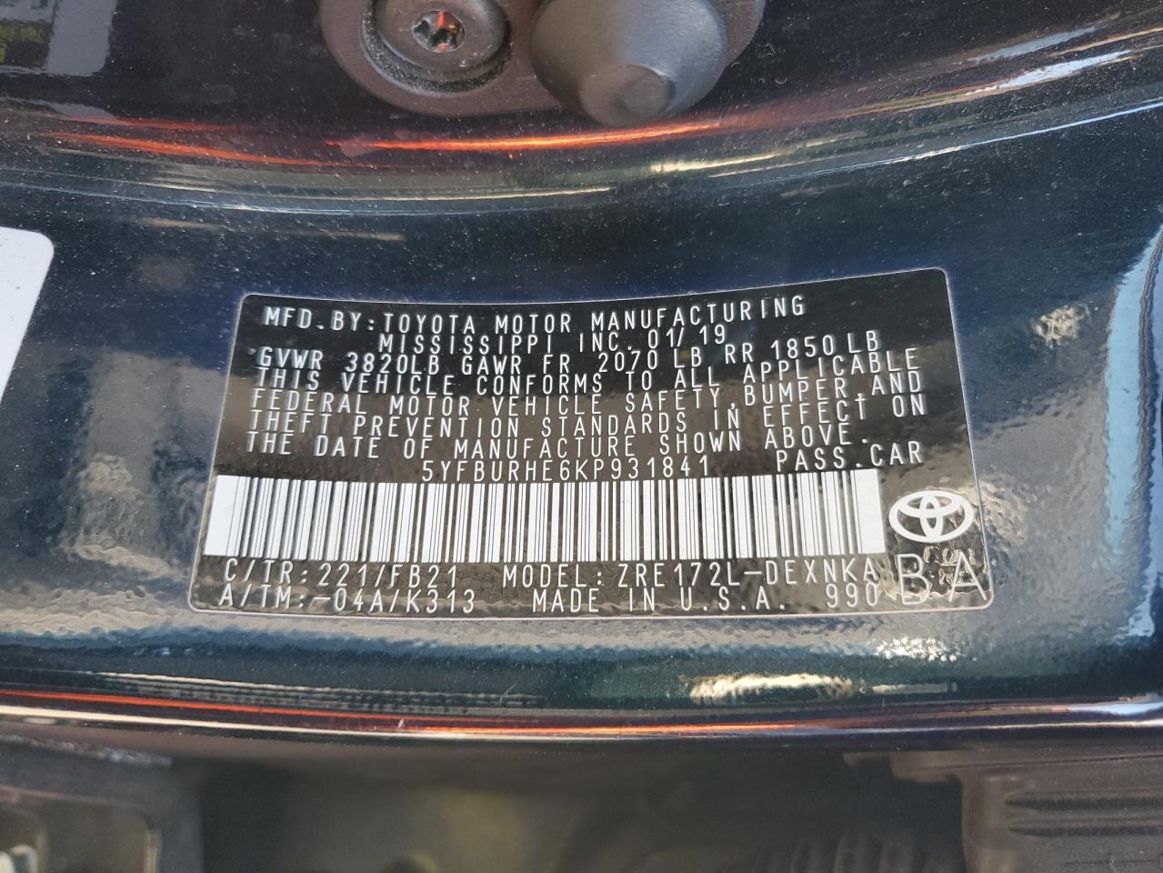 2019 Toyota Corolla - Image 12