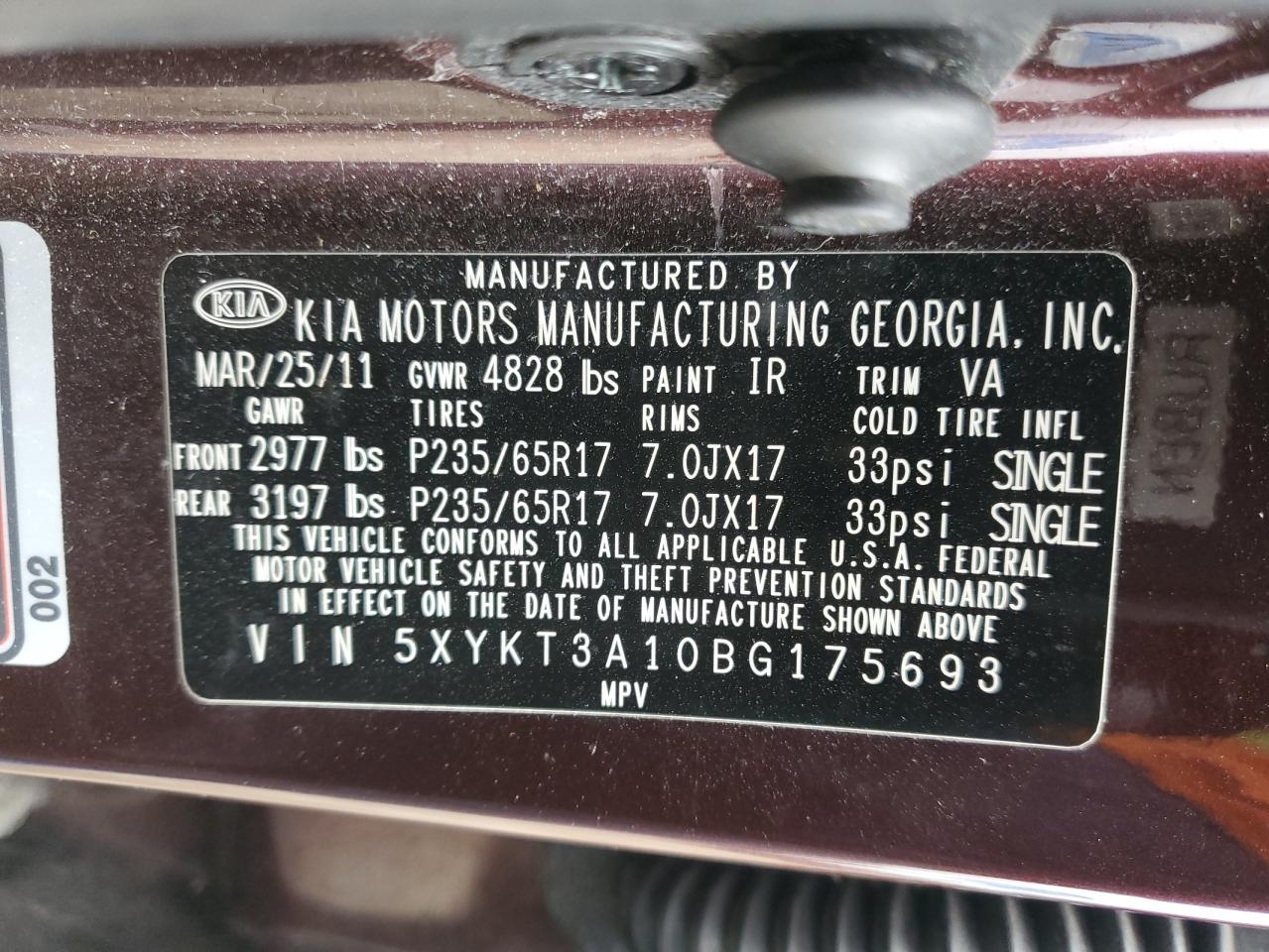 2011 Kia Sorento - Image 13