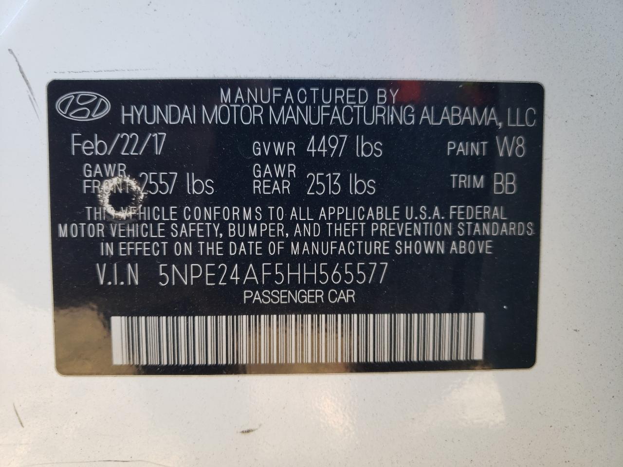 2017 Hyundai Sonata - Image 14