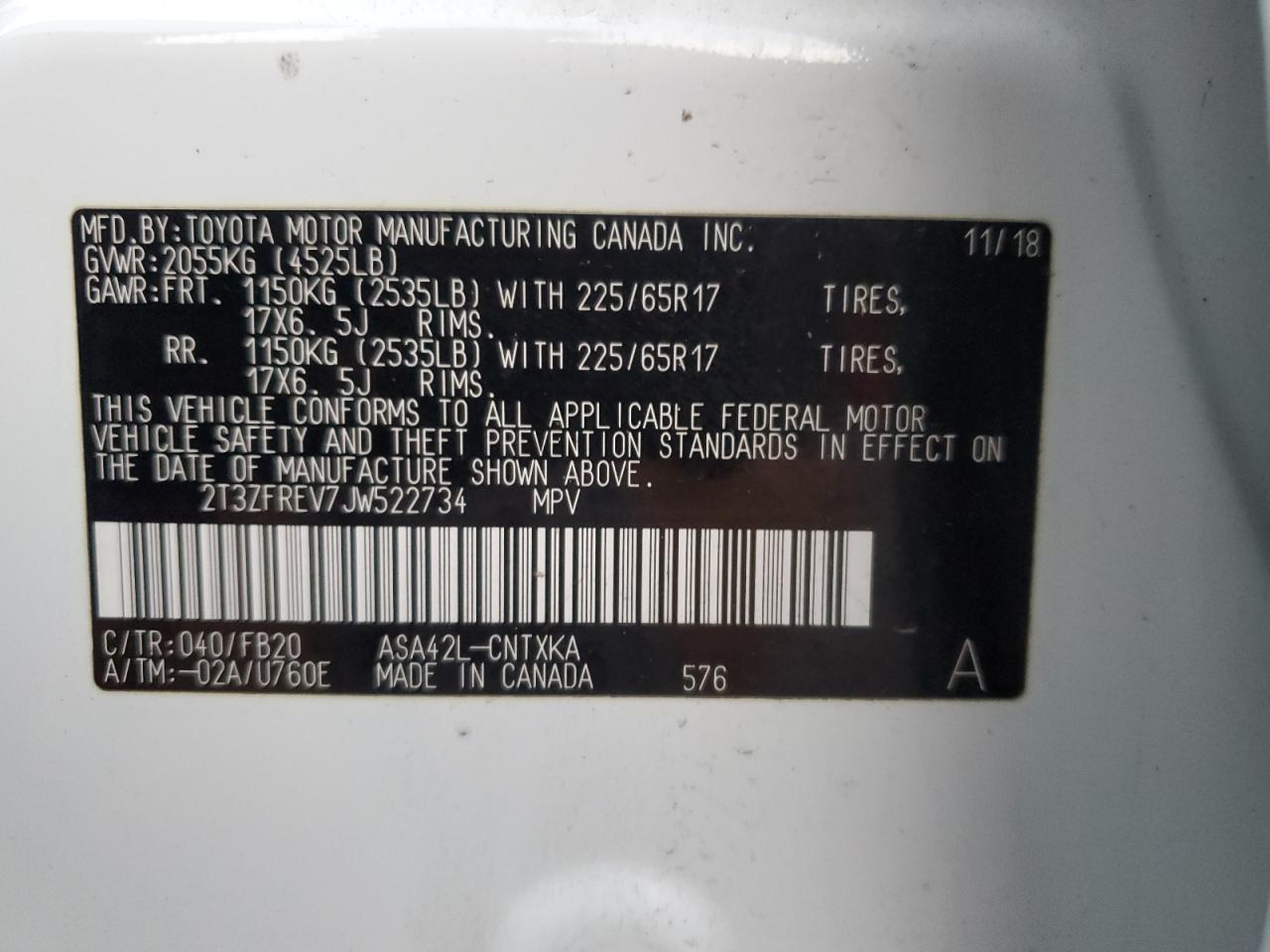 2018 Toyota RAV 4 - Image 12