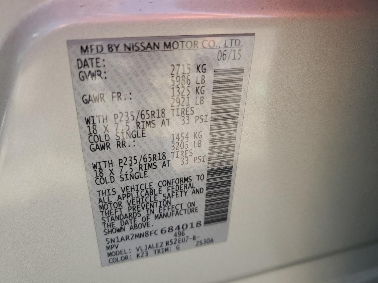 2015 Nissan Pathfinder - Image 13