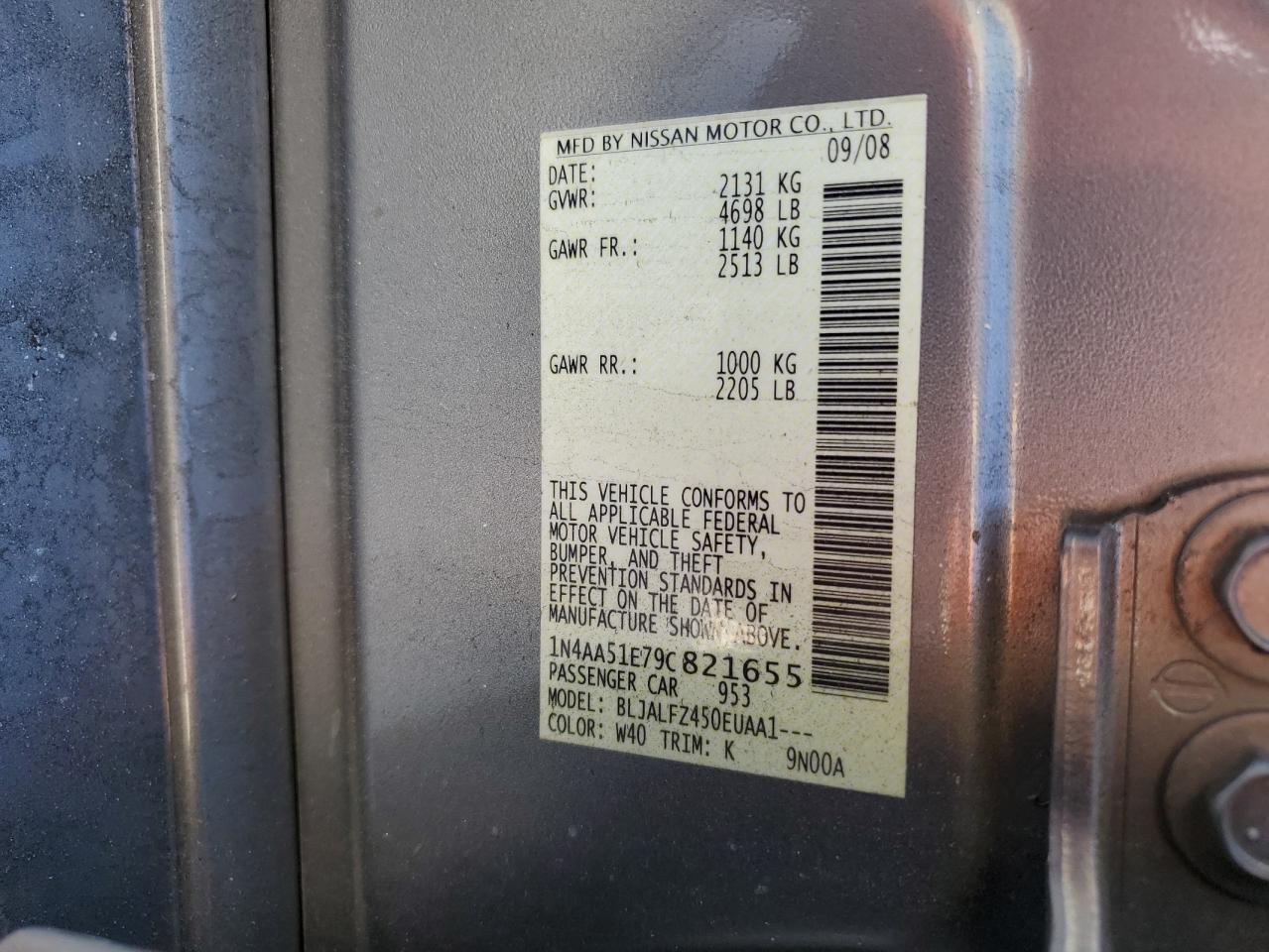 2009 Nissan Maxima - Image 13