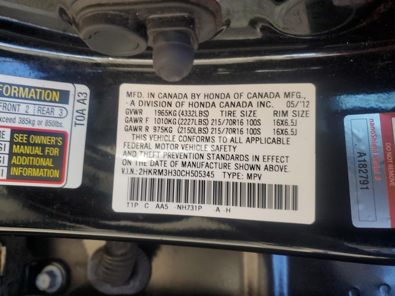 2012 Honda CR-V - Image 15