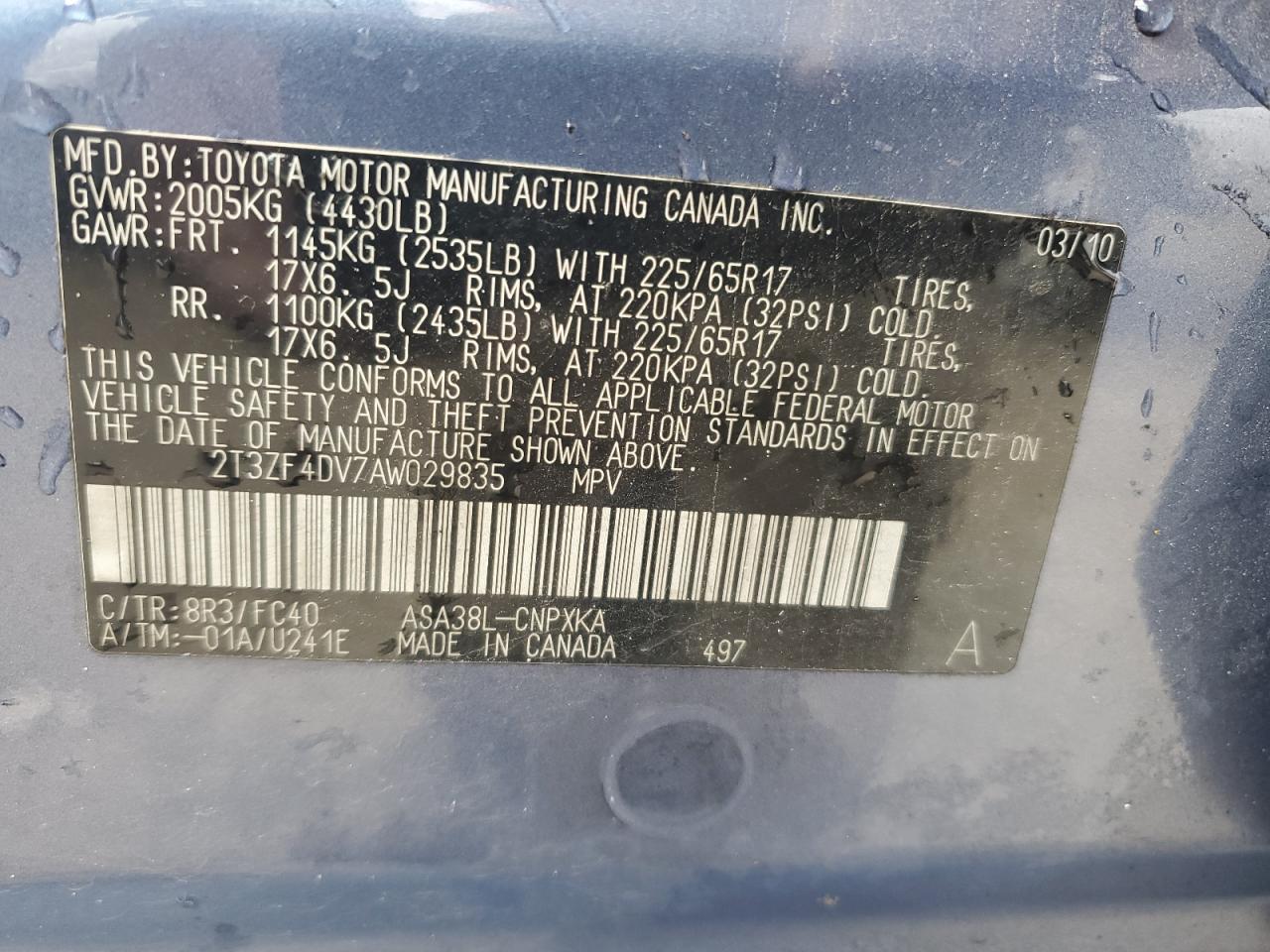 2010 Toyota RAV 4 - Image 13