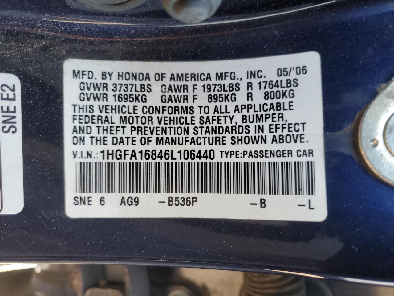 2006 Honda Civic - Image 14