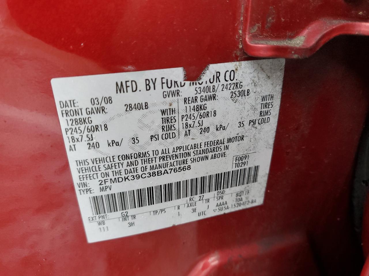 2008 Ford Edge - Image 12