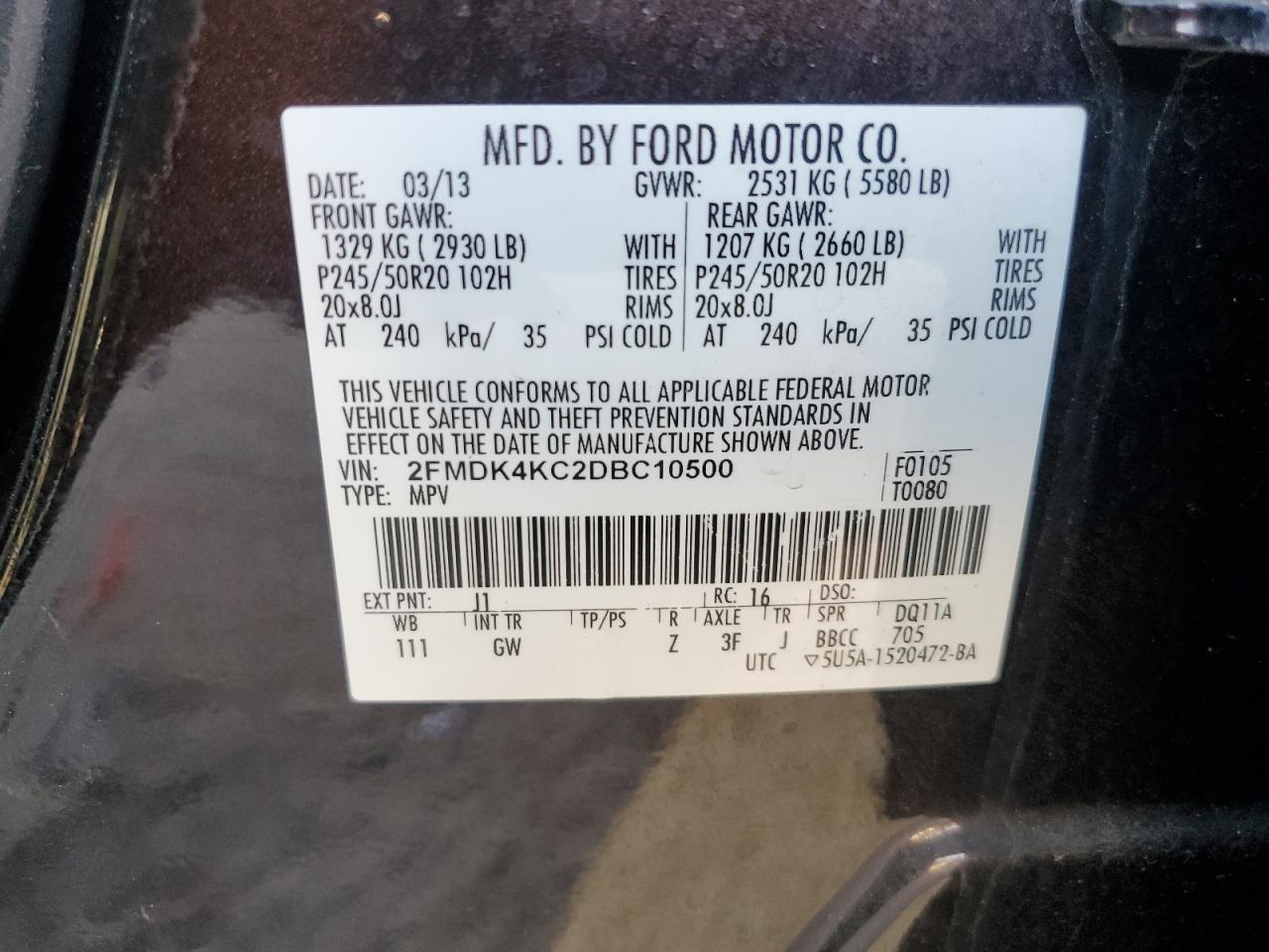 2013 Ford Edge - Image 15