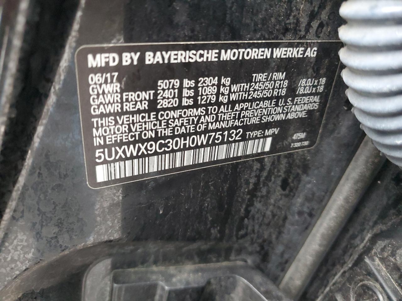 2017 BMW X3 - Image 13