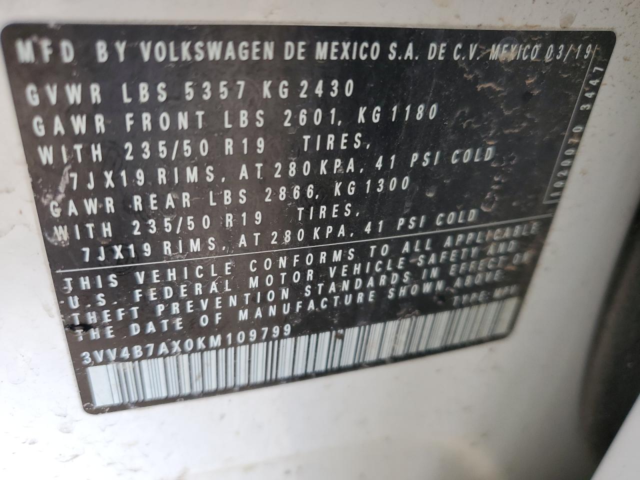 2019 Volkswagen Tiguan - Image 13