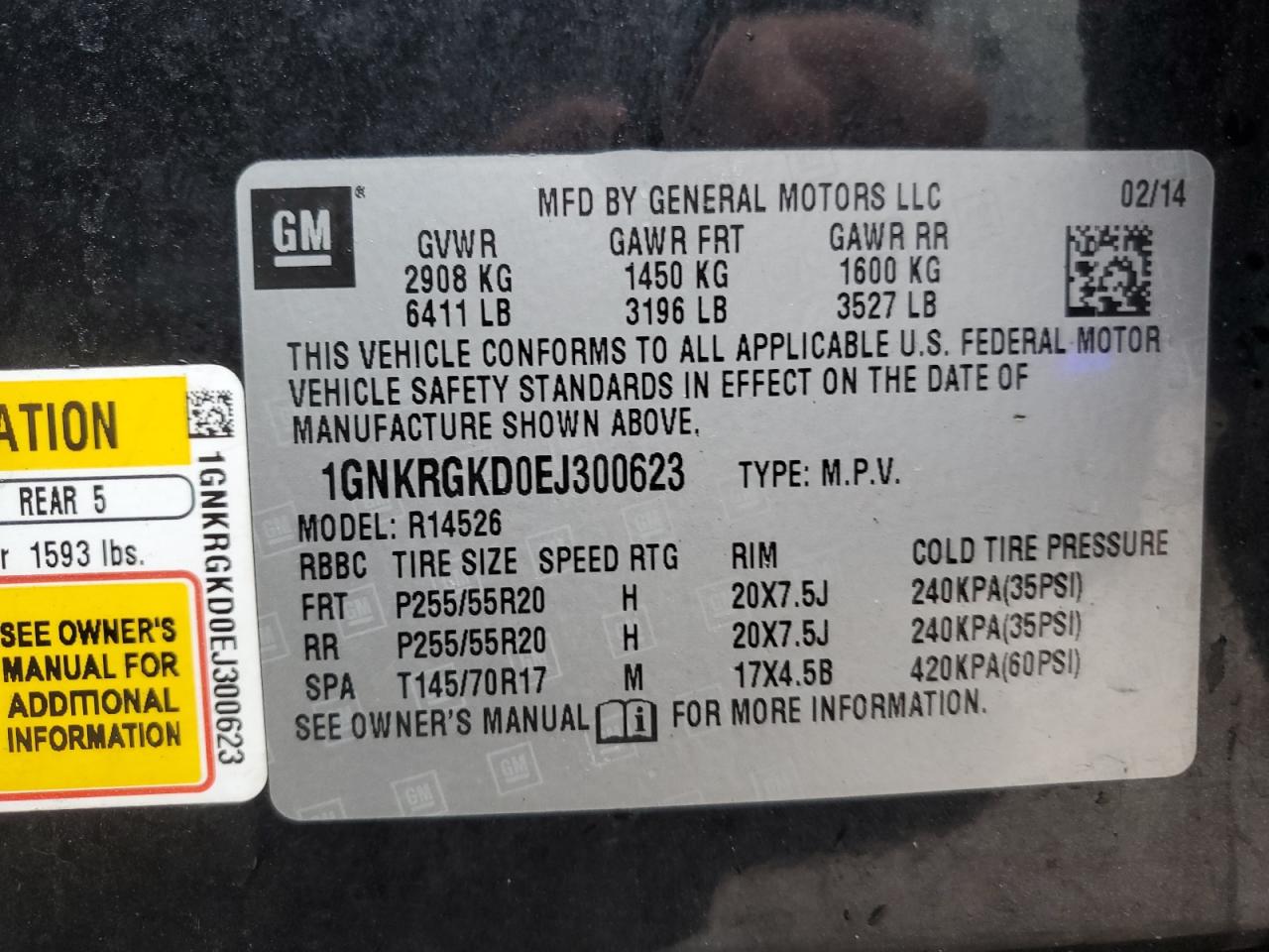2014 Chevrolet Traverse - Image 15