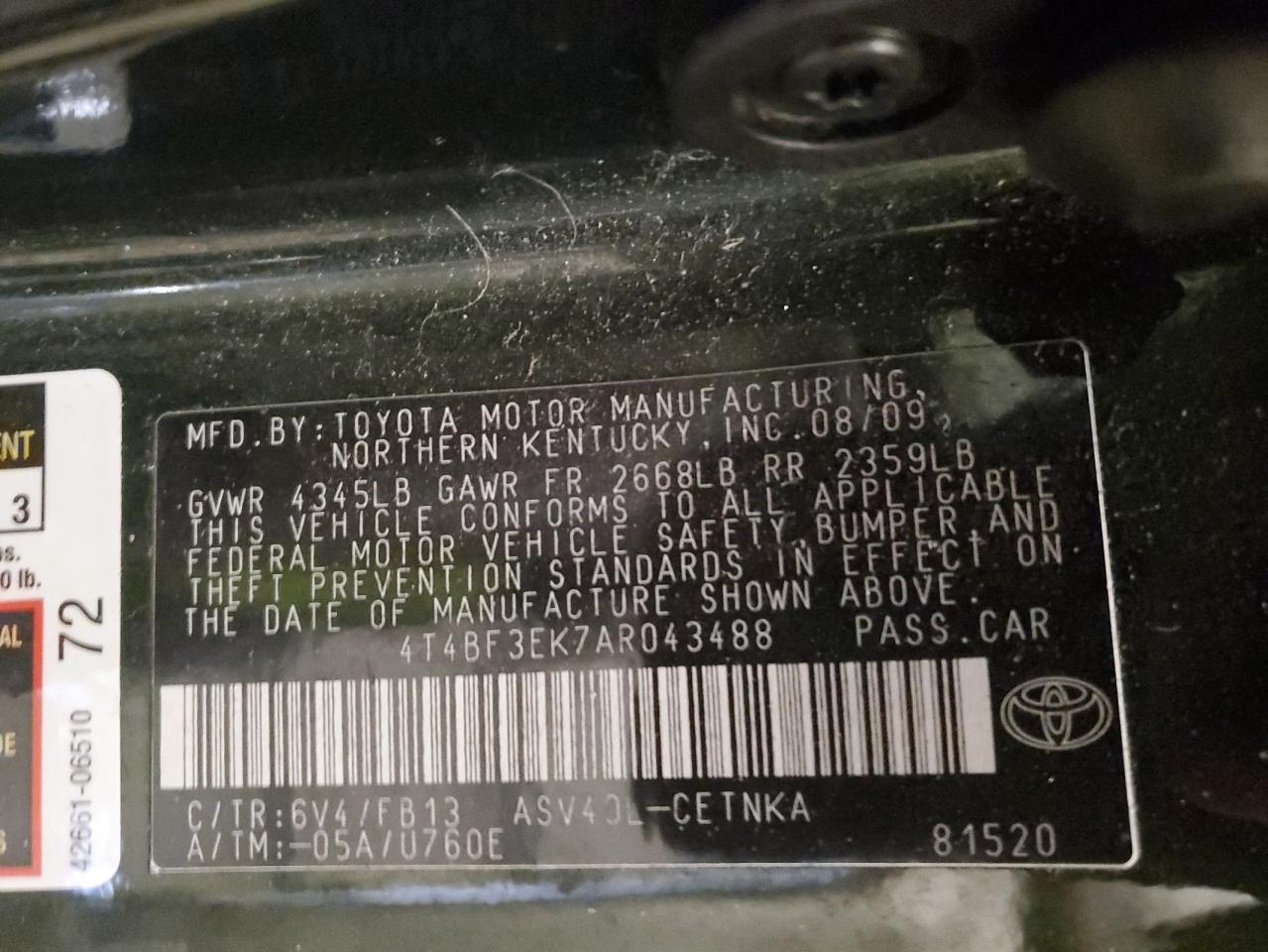 2010 Toyota Camry - Image 13