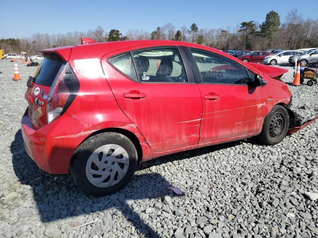  TOYOTA PRIUS 2016 Czerwony