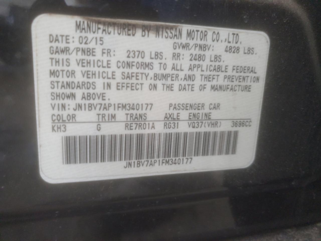 2015 Infiniti Q50 - Image 14