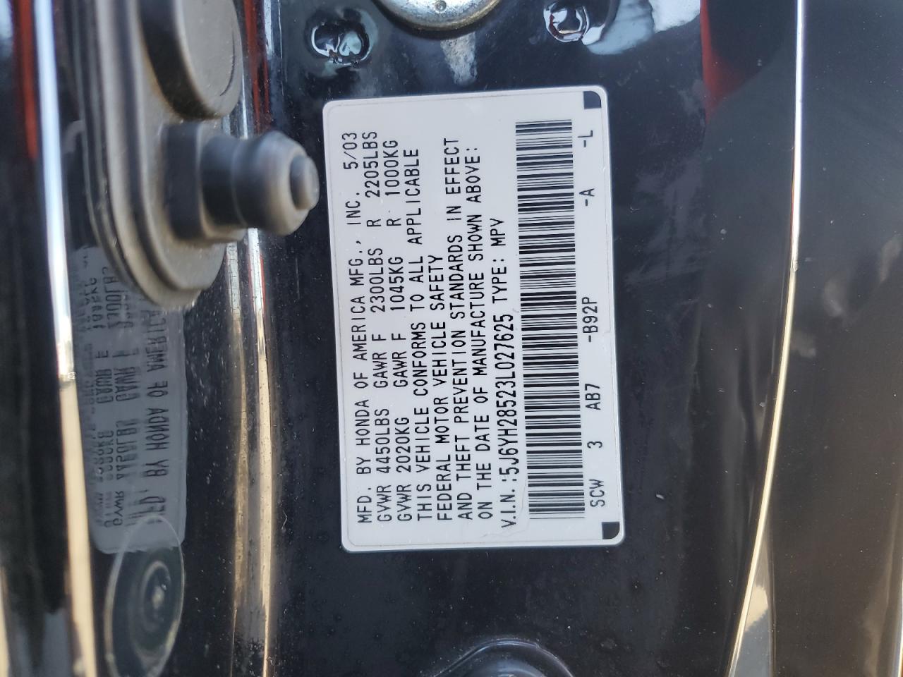2003 Honda Element - Image 12