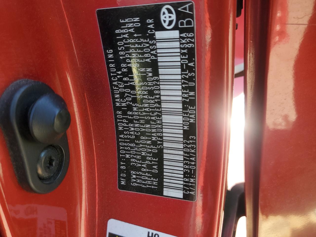 2014 Toyota Corolla - Image 14