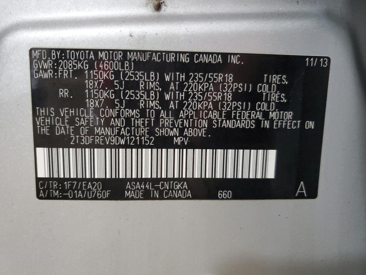 2013 Toyota RAV 4 - Image 14
