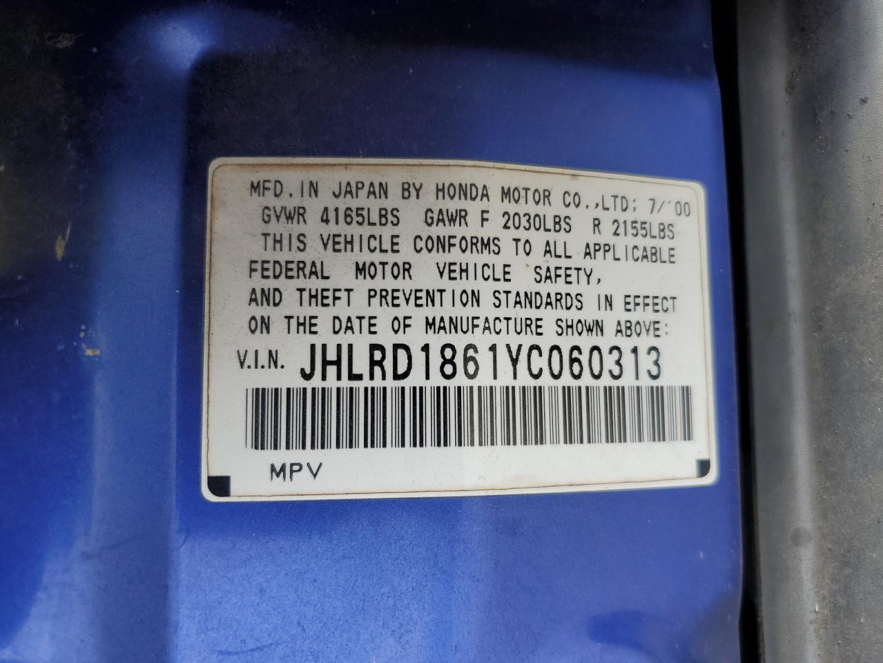 2000 Honda CR-V - Image 13