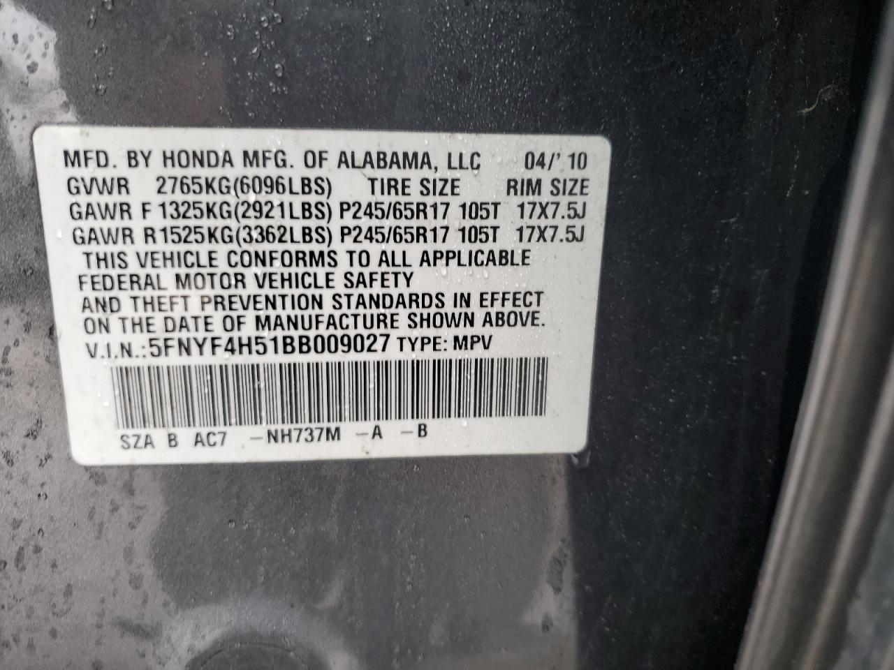 2011 Honda Pilot - Image 13