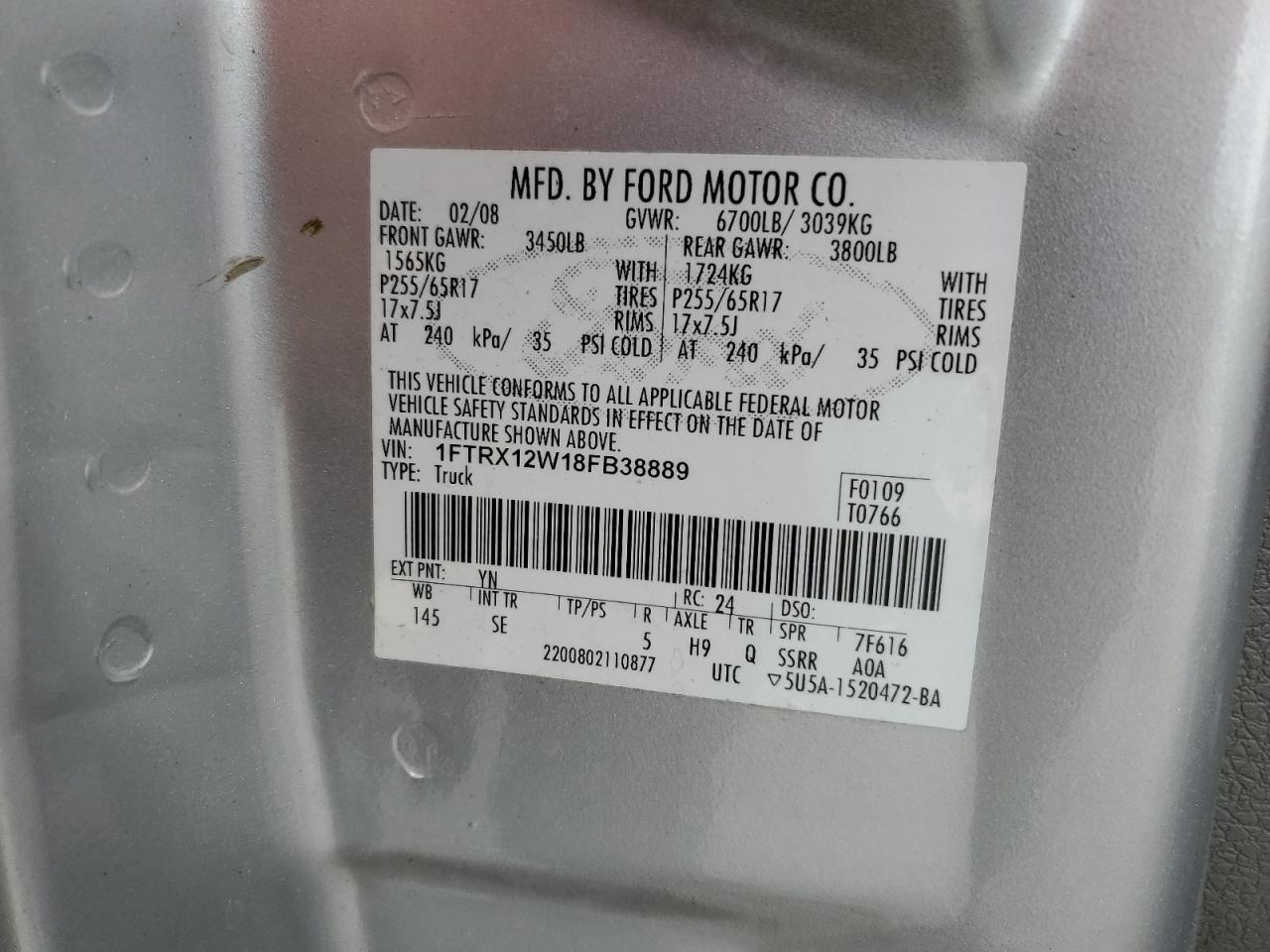 2008 Ford F-150 - Image 12