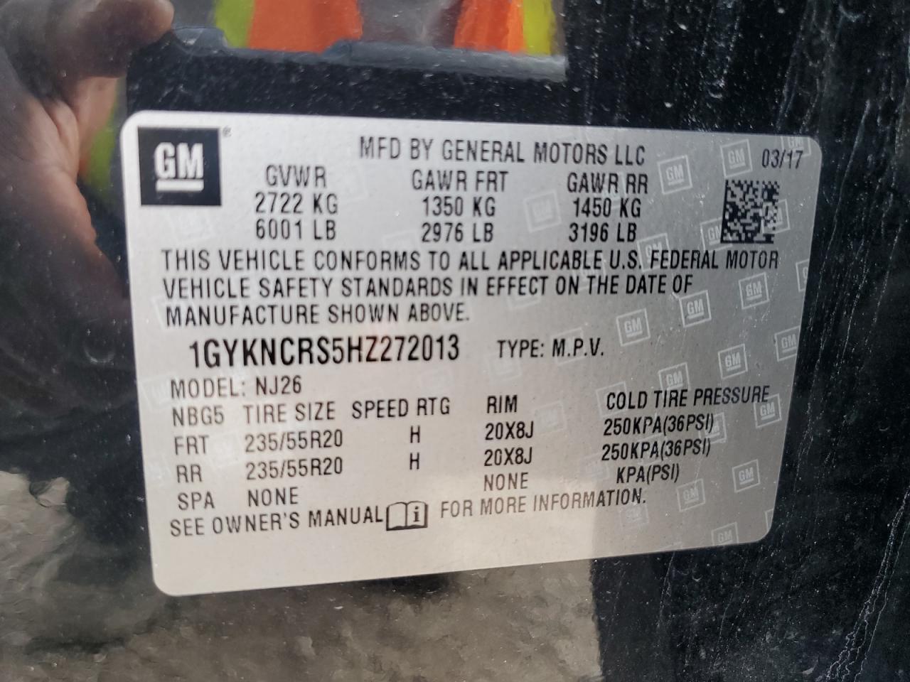 2017 Cadillac XT5 - Image 12