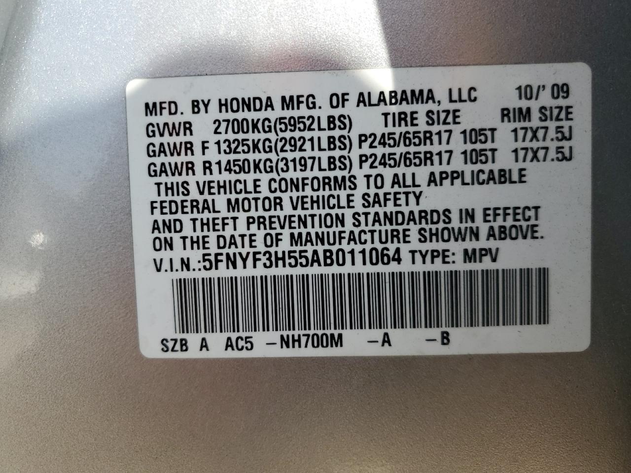 2010 Honda Pilot - Image 16