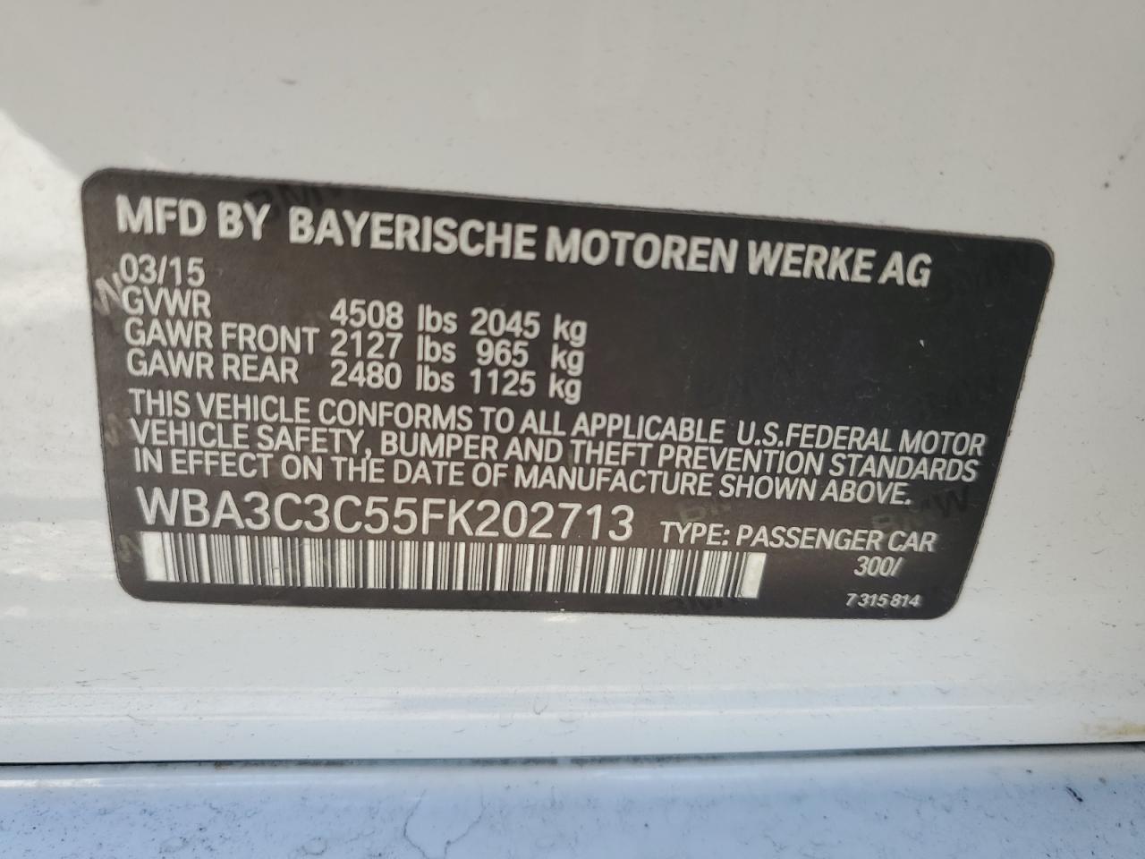 2015 BMW 3er - Image 12