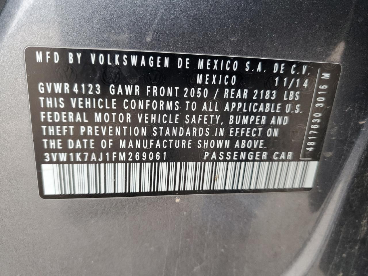 2015 Volkswagen Jetta - Image 14