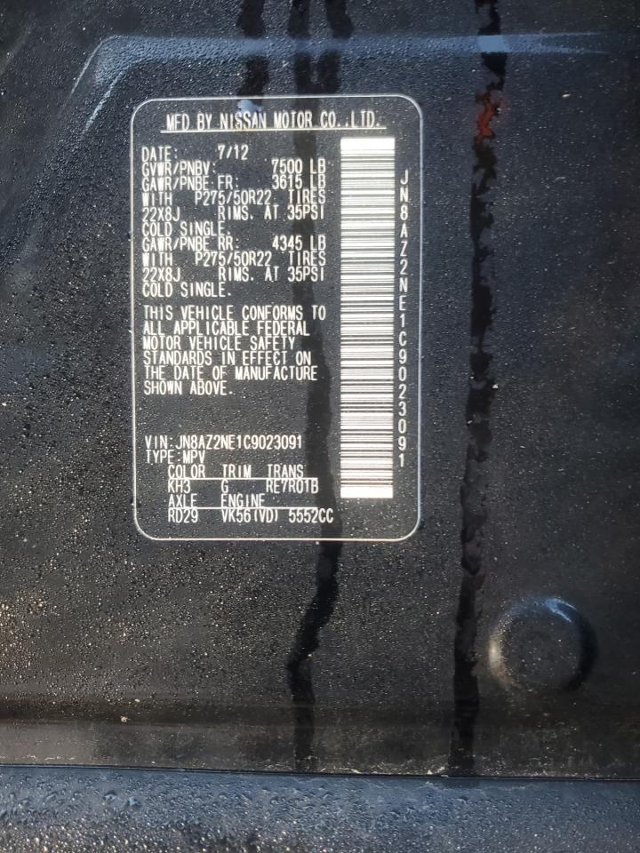 2012 Infiniti QX56 - Image 13